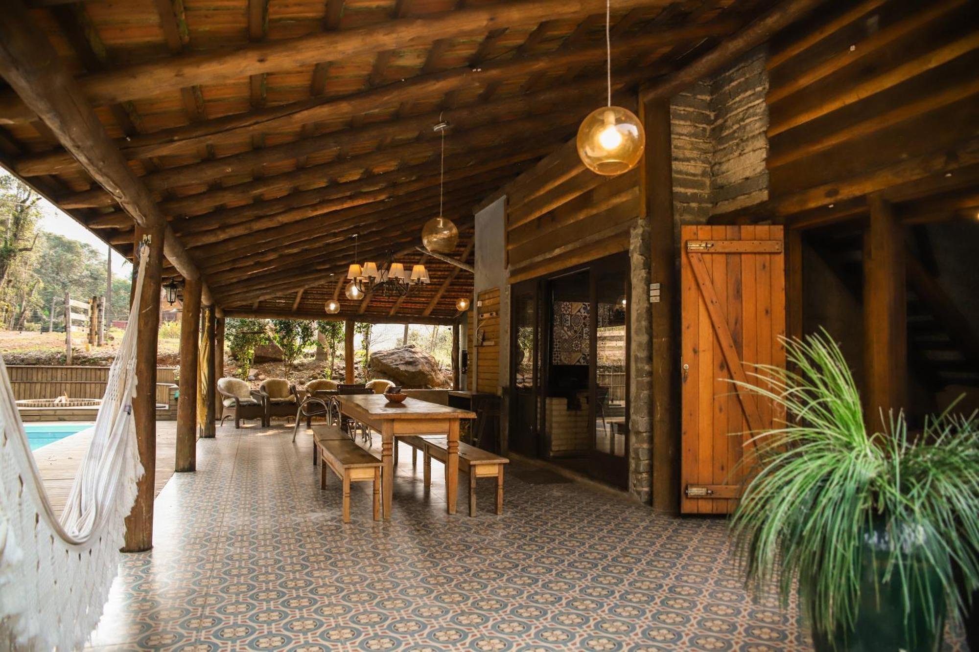 Chale Casa De Pedra, Vivenda Serra Velha, Chales De Montanha Timbe do Sul Eksteriør billede