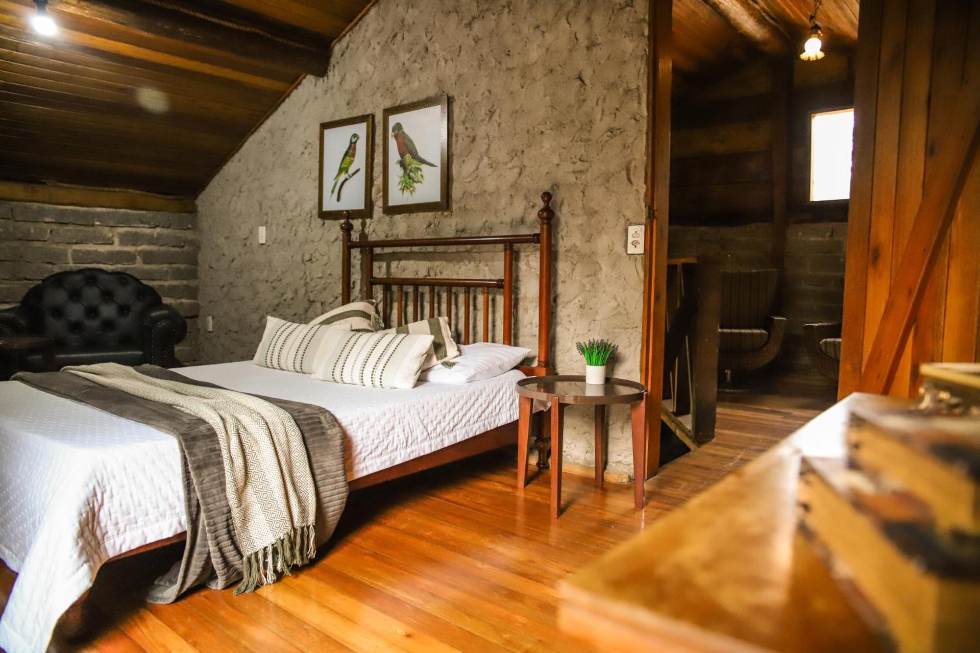 Chale Casa De Pedra, Vivenda Serra Velha, Chales De Montanha Timbe do Sul Eksteriør billede