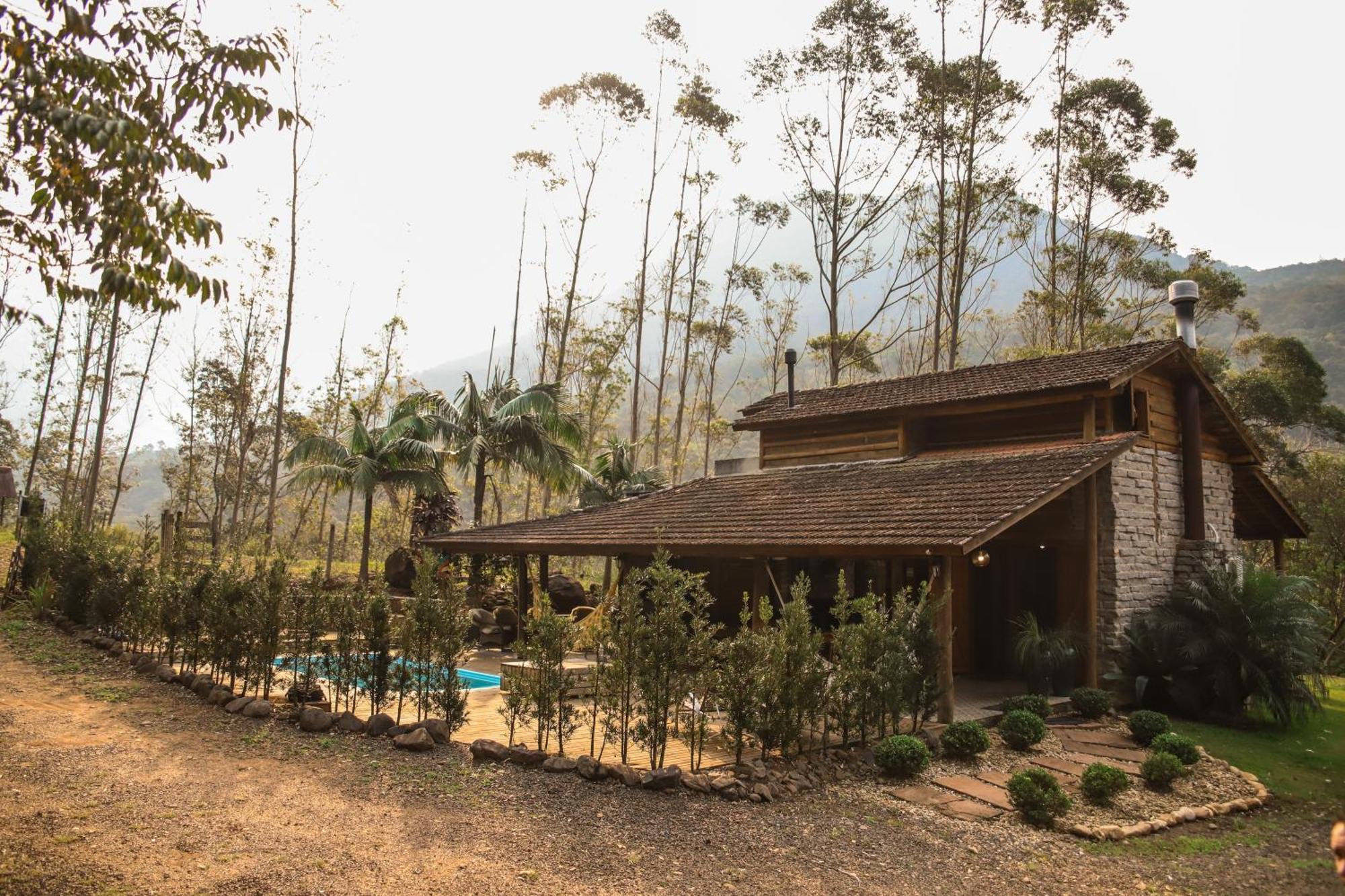 Chale Casa De Pedra, Vivenda Serra Velha, Chales De Montanha Timbe do Sul Eksteriør billede