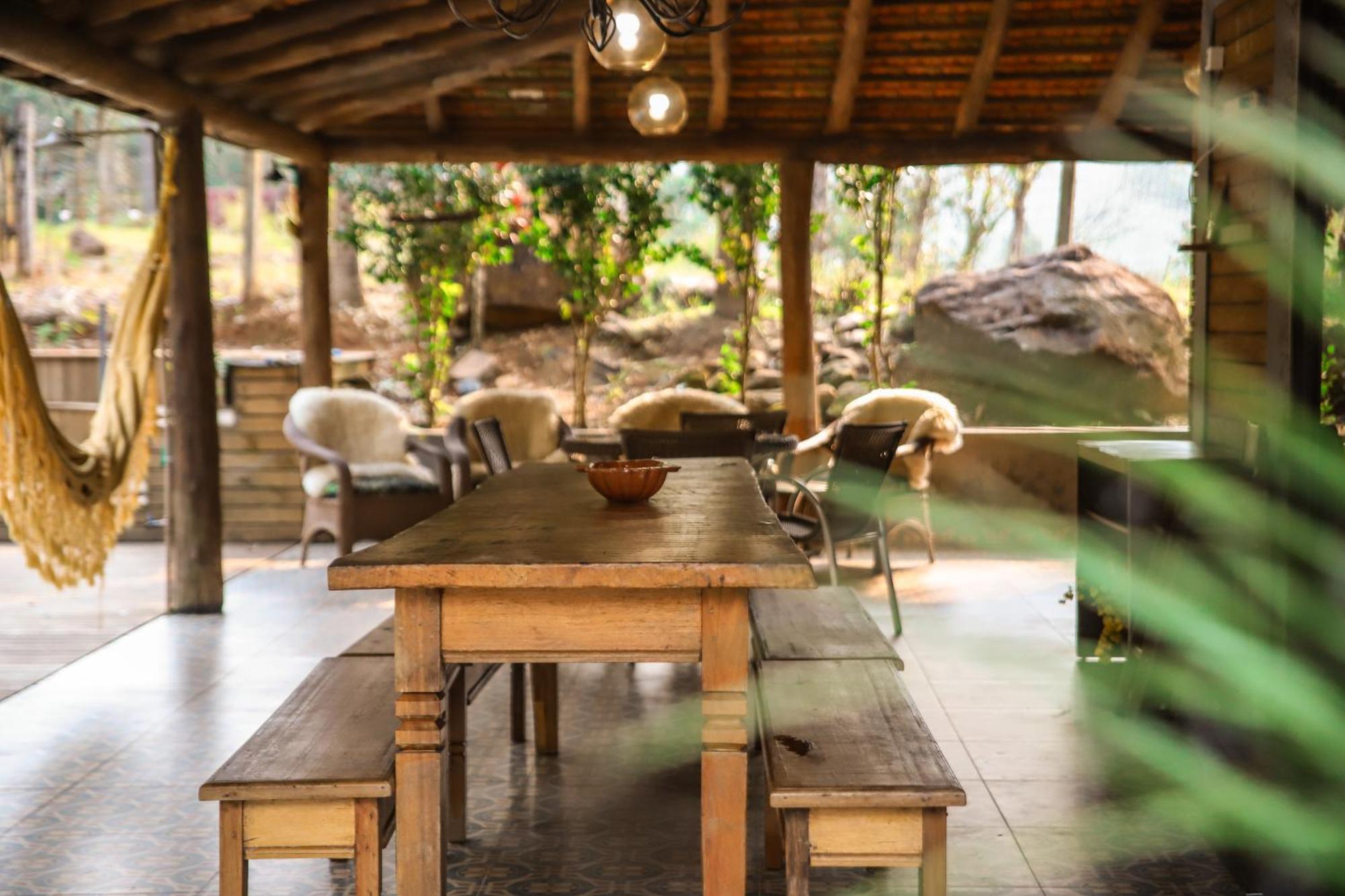 Chale Casa De Pedra, Vivenda Serra Velha, Chales De Montanha Timbe do Sul Eksteriør billede