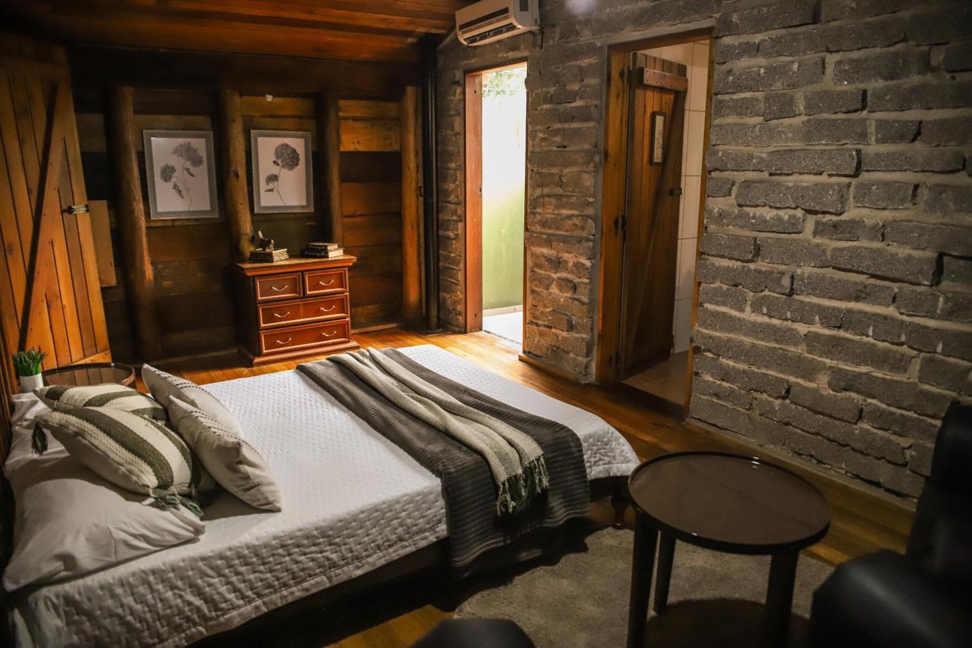 Chale Casa De Pedra, Vivenda Serra Velha, Chales De Montanha Timbe do Sul Eksteriør billede